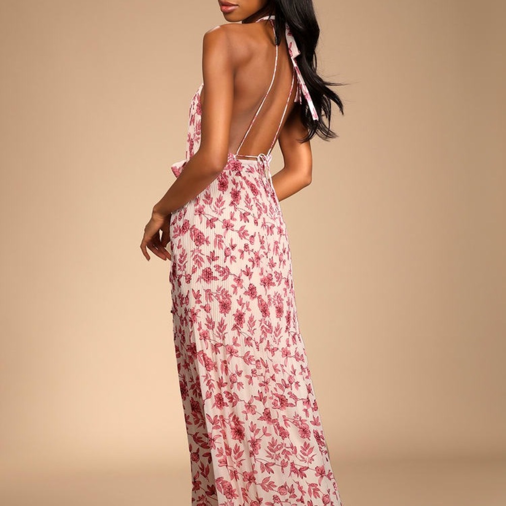 Lulus Floral Maxi Dress, size S - Picture 2 of 2